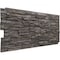 Ekena Millwork 45 3/4"W x 24 1/2"H x 1 1/4"D Canyon Ridge Stacked Stone Faux Stone Siding Panel Slate Gray PNU24X48CNSG - alternate 2